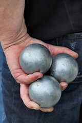 Playing jeu de boules in France, Europe