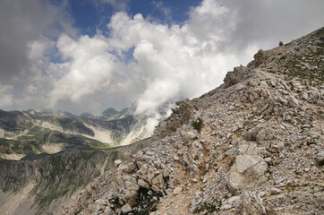 Zucchero filato in montagna.