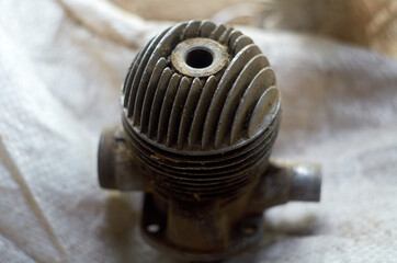 Photo of Soviet chainsaw engine cylinder