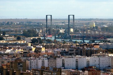 Obraz premium Puente del Quinto Centenario, Sevilla