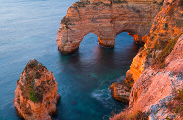 Praia da Marinha, Algarve, Atlantic Ocean, Portugal, Europe