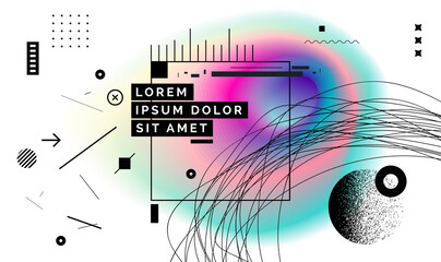 Modern abstract cover, minimal cover design. Colorful geometric background, vector illustration.