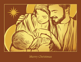 Merry Christmas! Jesus, Mary and Joseph