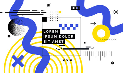 Modern abstract cover, minimal cover design. Colorful geometric background, vector illustration.