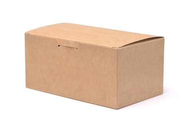 Brown kraft paper box