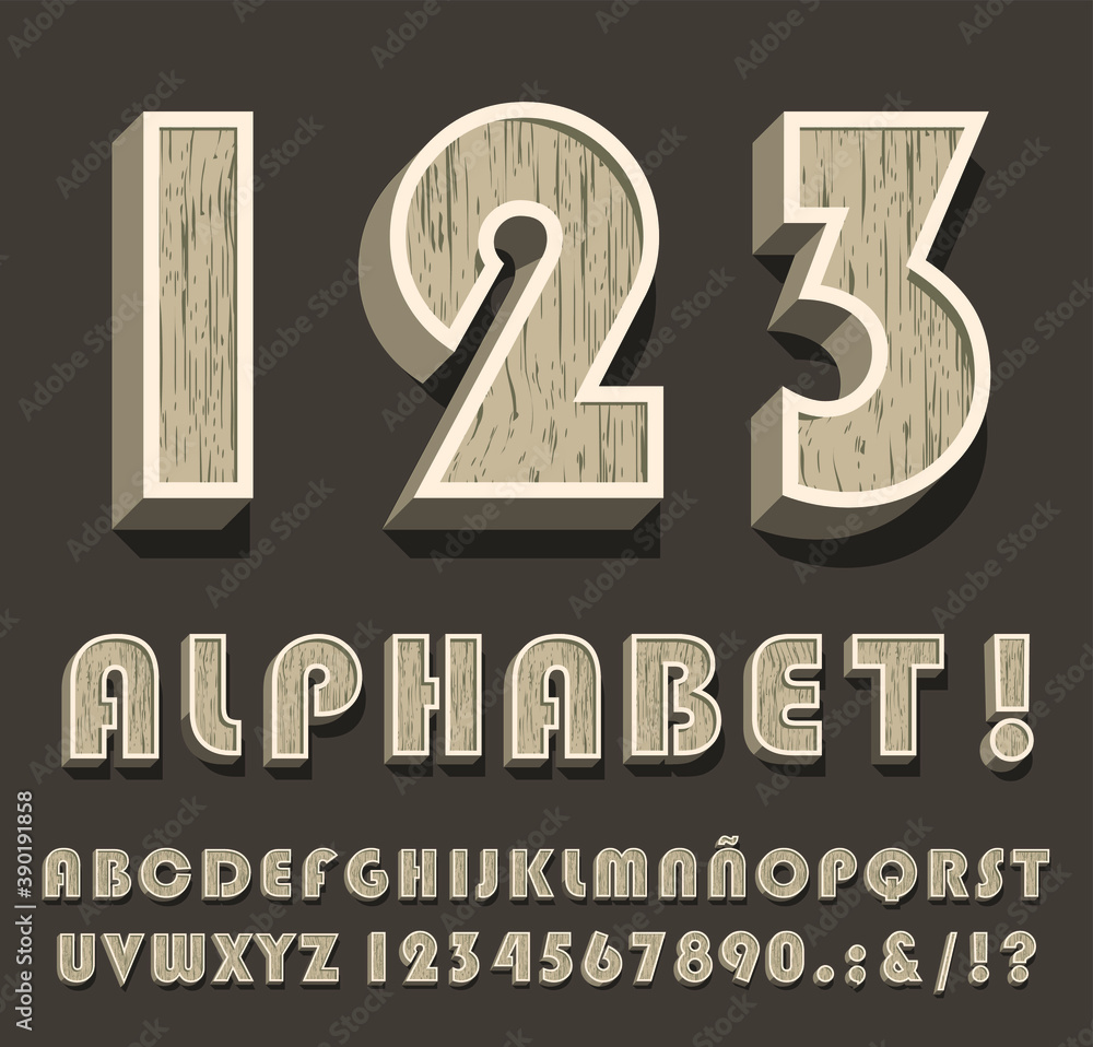 Aufkleber high quality modern festive alphabet on color background . isolated vector elements