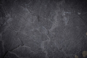 Naklejka premium Dark grey and black slate background or texture