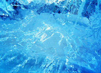 Abstract blue glitter background.