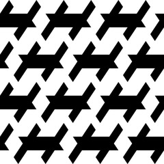 Fototapeta premium Seamless vector. Figures ornament. Tribal pattern. Simple shapes wallpaper. Geometric image. Folk background. Ethnic motif. Digital paper, textile print, abstract backdrop.