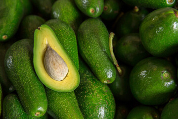 Avocado, Backgrounds, Brown, Close-up, Color Image
