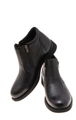 leather shoes isolated