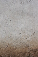 Fototapeta premium wall, background white of old shabby plaster