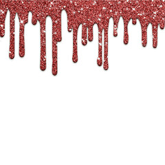 Dripping glitter paint-17