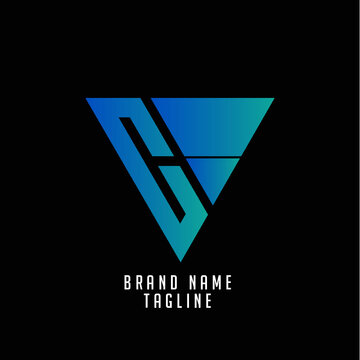 CH initials logo, name initials logo, company initials logo, person initials logo