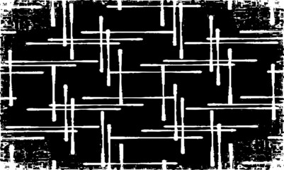 Rough black and white texture vector. Distressed overlay texture. Grunge background. Abstract textured effect. Vector Illustration. Black isolated on white background. EPS10