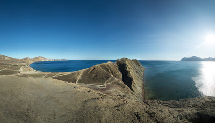 Chameleon Cape and Quiet Bay near Koktebel, Crimea
