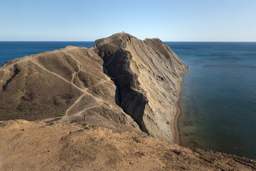 Chameleon Cape and Quiet Bay near Koktebel, Crimea