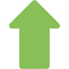 
An arrow indicating upward direction, up arrow 
