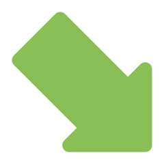 
An indicator arrow showing down left direction
