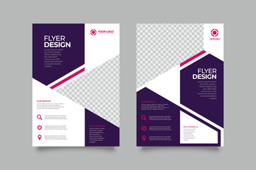 poster flyer pamphlet brochure cover design layout space for photo background, vector illustration template in A4 size