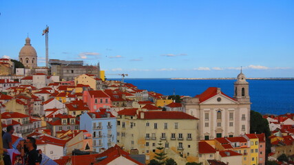 Beautiful view of Lisbon, Portugal.