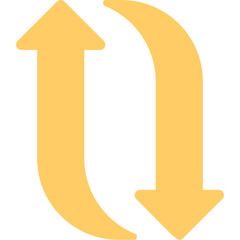 
An arrow indicating upward direction, up arrow 
