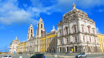 Fototapeta na wymiar Palácio Nacional de Mafra, Lisboa, Portugal 