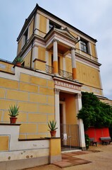 Aschaffenburg, Pompejanum, von Süden, Detail