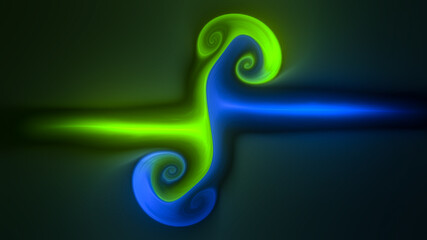 Computer generated artificial rainbow fluid texture