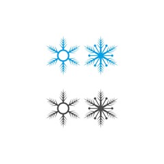 Christmas ornaments shaped like snowflakes icon