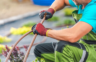 Garden Irrigation System Assembly