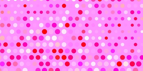 Light red, yellow vector layout with circle shapes.