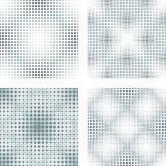 Circle Abstract Pattern.dotted Seamless texture.Halftone vector background.Polka Dots 