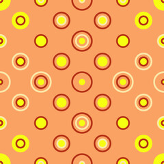 Circle Abstract Pattern.dotted Seamless texture.Halftone vector background.Polka Dots 