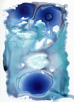 Flowing inks on polypropylene paper