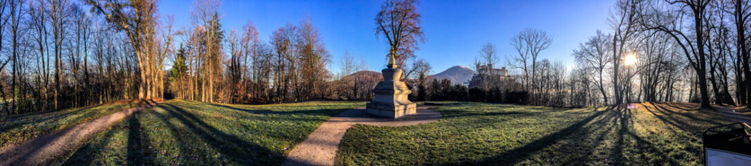 Panorama of salzburg city