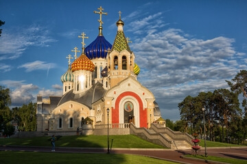 Fototapeta na wymiar The Cathedral Church of the Holy Prince Igor of Chernigov