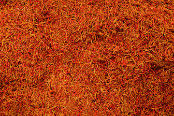 Colorful scented spices as a texture