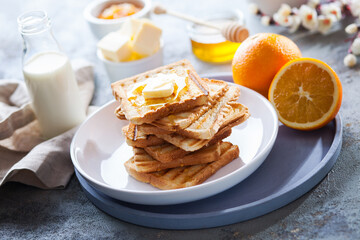 tost bread for perfect breakfast