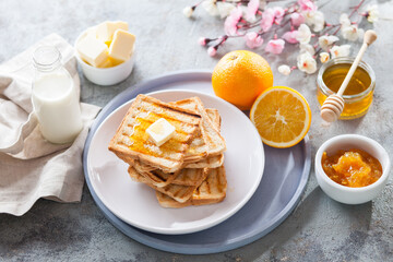 tost bread for perfect breakfast