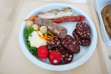 meat with potk