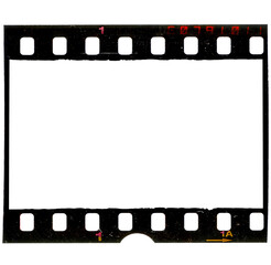 Vintage blank film stocker frame  for still photography or motion picture animations.