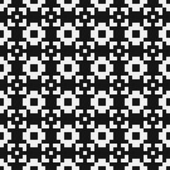 Fototapeta premium Abstract Cross Pattern Dots Logo generative computational art illustration