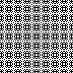 Fototapeta premium Abstract Cross Pattern Dots Logo generative computational art illustration