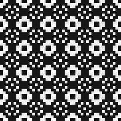 Fototapeta premium Abstract Cross Pattern Dots Logo generative computational art illustration