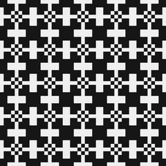 Abstract Cross Pattern Dots Logo generative computational art illustration