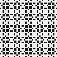 Fototapeta premium Abstract Cross Pattern Dots Logo generative computational art illustration