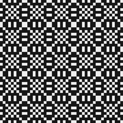 Fototapeta premium Abstract Cross Pattern Dots Logo generative computational art illustration