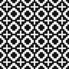 Fototapeta premium Abstract Cross Pattern Dots Logo generative computational art illustration