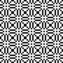 Fototapeta premium Abstract Cross Pattern Dots Logo generative computational art illustration